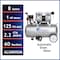 California Air Tools Ultra-Quiet 8-Gal Aluminum Tank 1 HP Oil-Free Air Compressor with Automatic Drain Valve 8010AAD - alternate 8